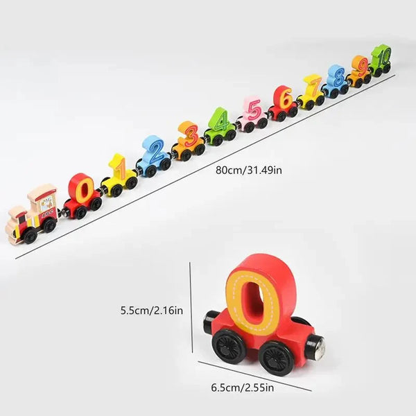 Magnetic Digital Train Toy For Kids - JustForKids