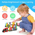 Magnetic Digital Train Toy For Kids - JustForKids