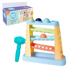 Knock The Ball Pounding Ball Track With Hammer
