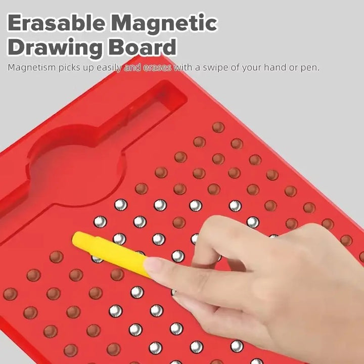 Magnetic Mini Bead Drawing Board with Pen