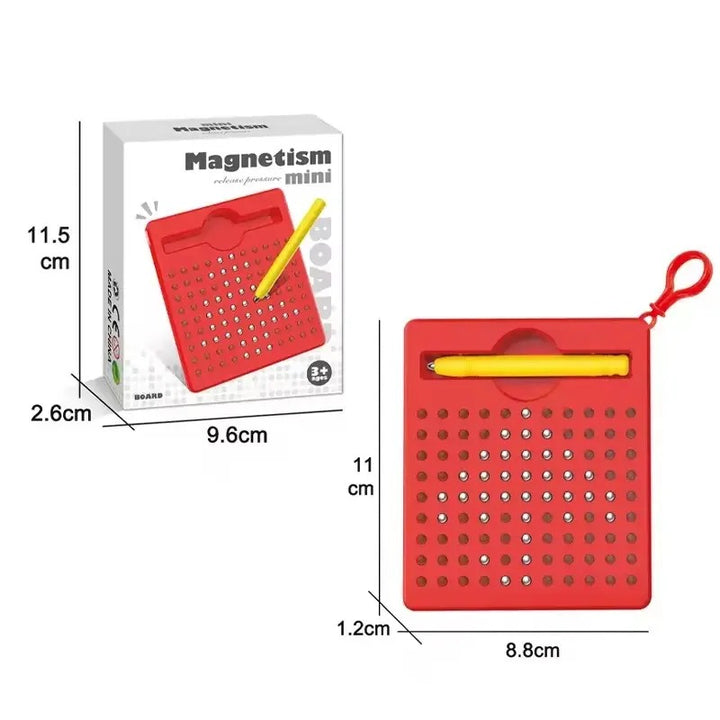 Magnetic Mini Bead Drawing Board with Pen
