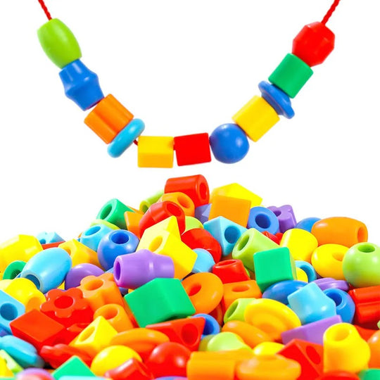 Creative Colorful Threading Beads