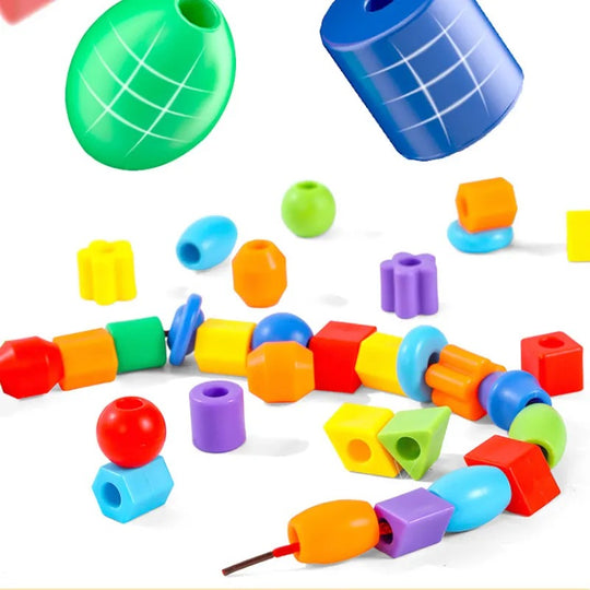 Creative Colorful Threading Beads
