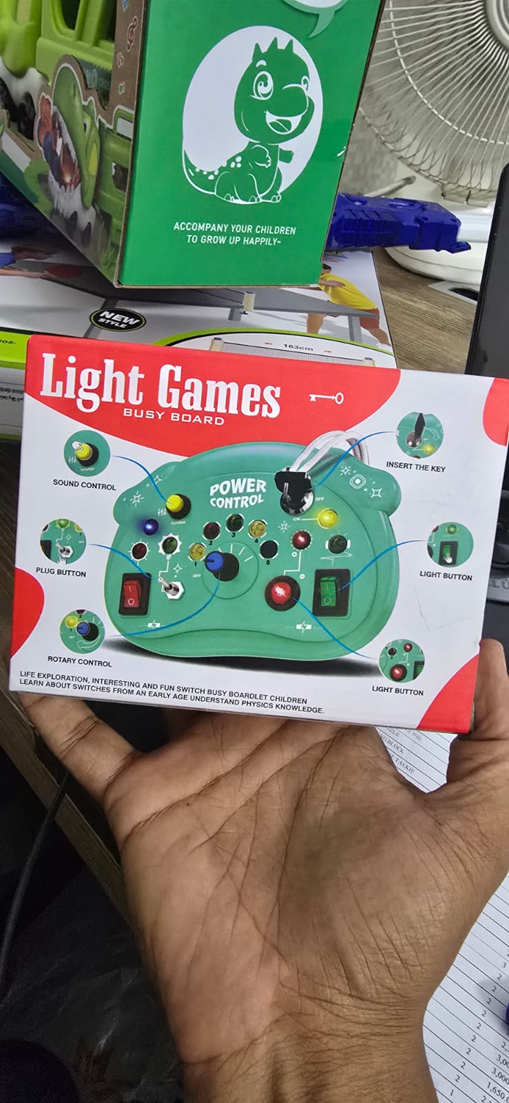 Light Games "Power Control" Busy Board