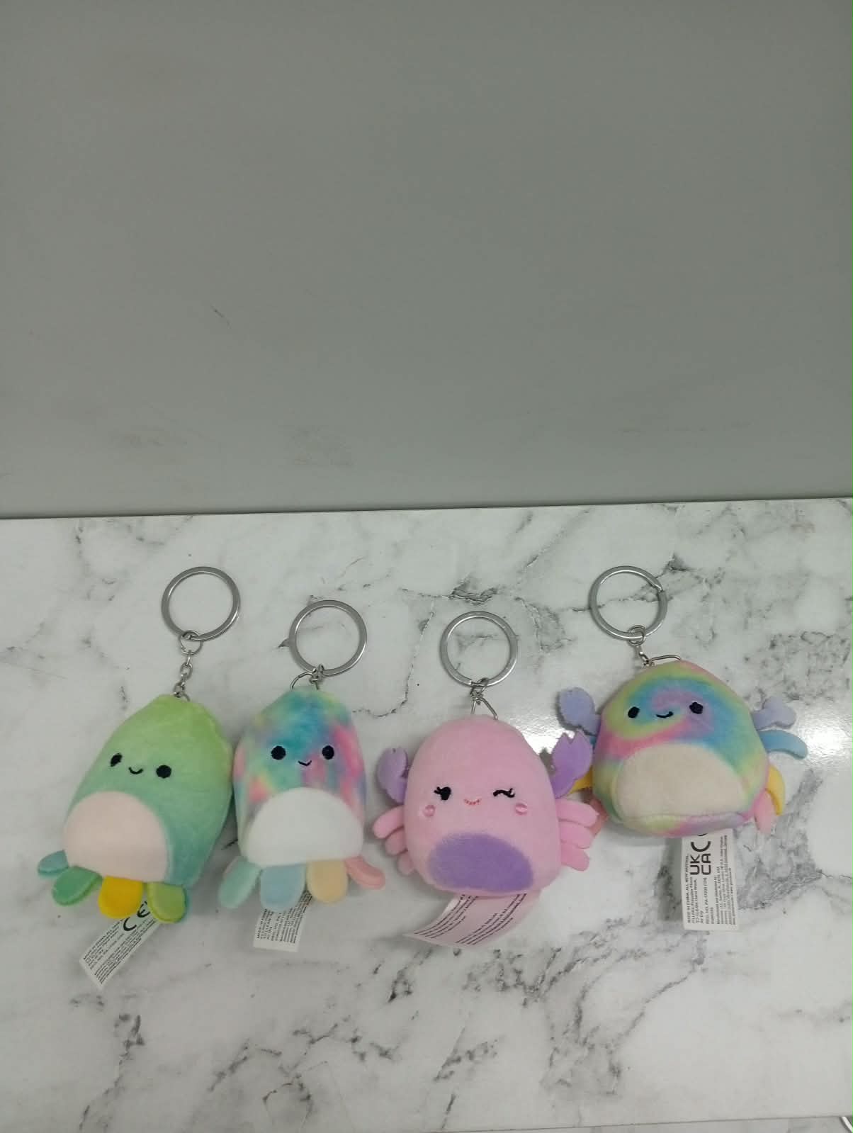 Original Mini Plush Keychains – Cute Kawaii Soft Bag Charms