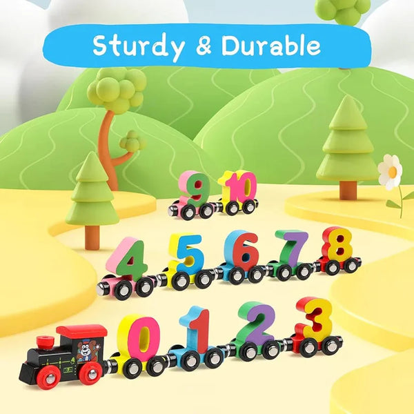 Magnetic Digital Train Toy For Kids - JustForKids