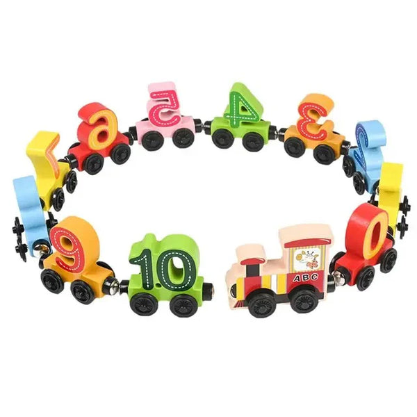 Magnetic Digital Train Toy For Kids - JustForKids