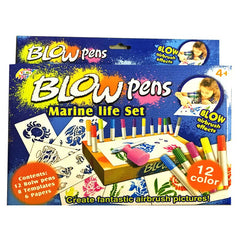 Marine Life Set Blow Pens Set