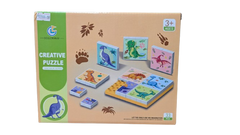 Creative Animals Puzzle Blocks With Stickes