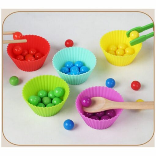 Rainbow beads clip clip music
