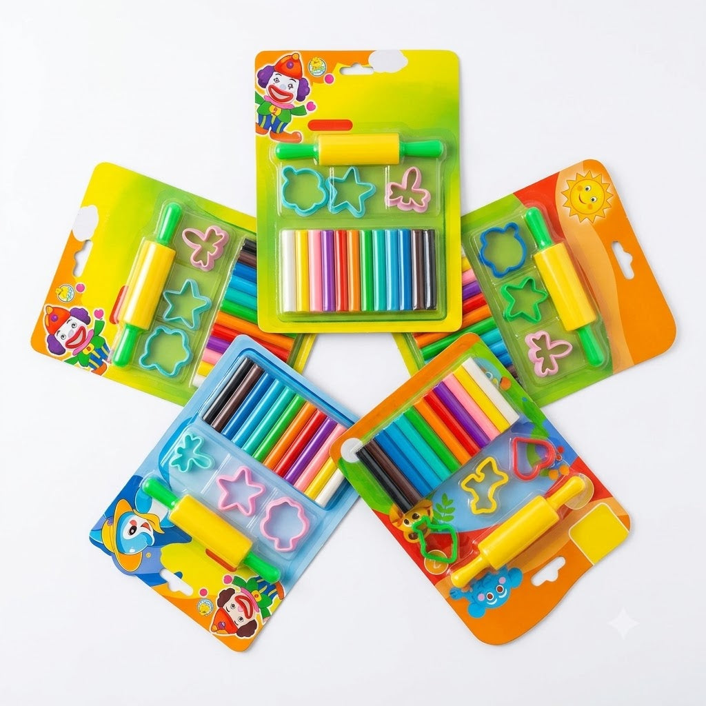 Modeling Clay & Shape Cutter Art Set - Assorted Design