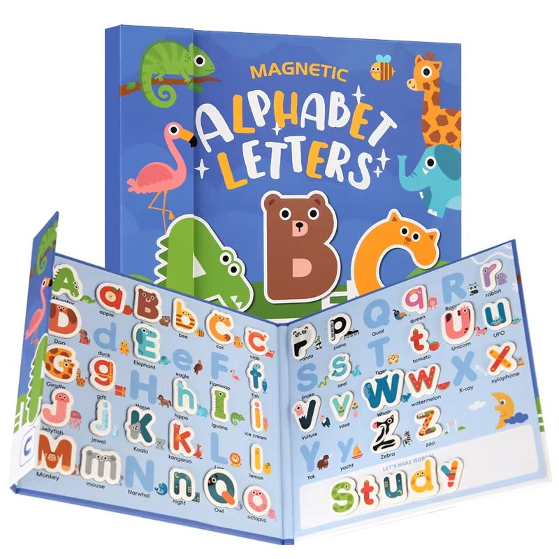 Study Letter and Spelling Magnetic Board Book - JustForKids