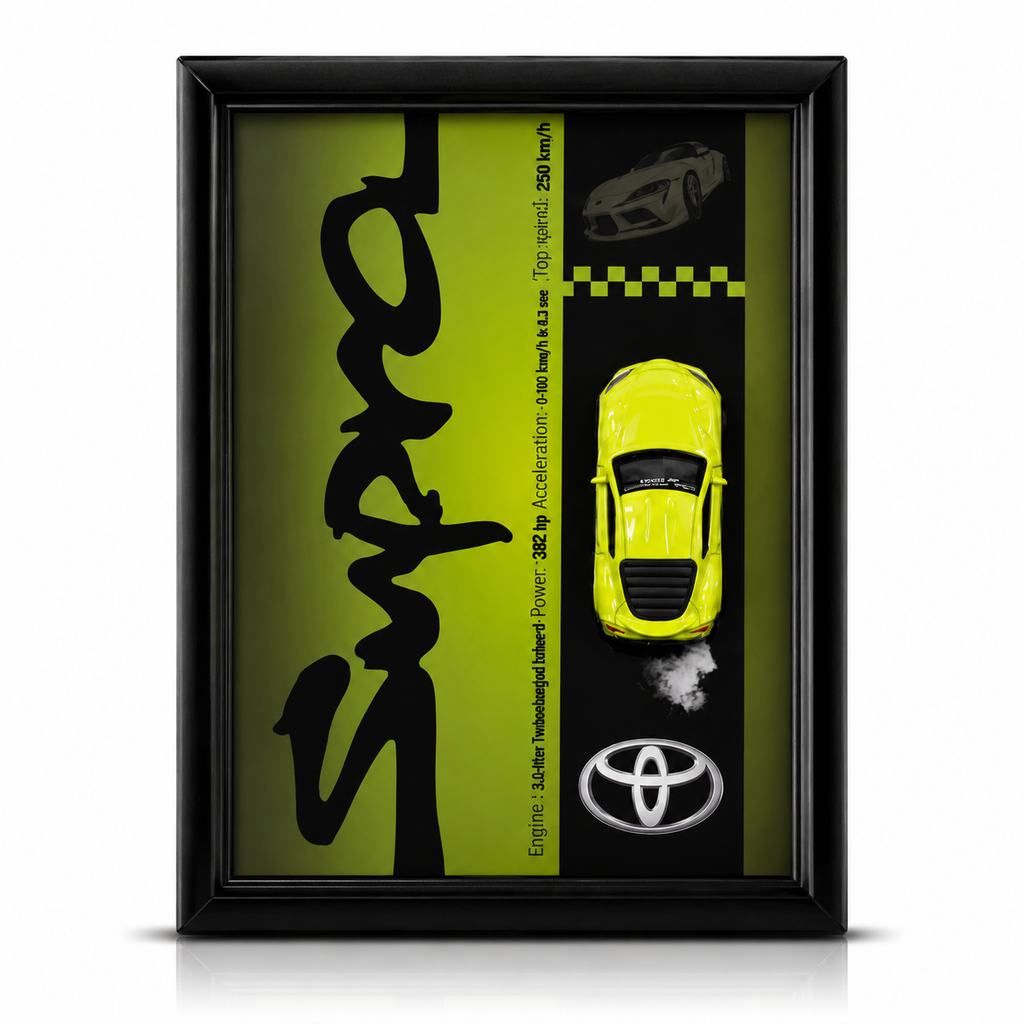Magnetic Car Frame Collection – Premium 3D Wall Decor