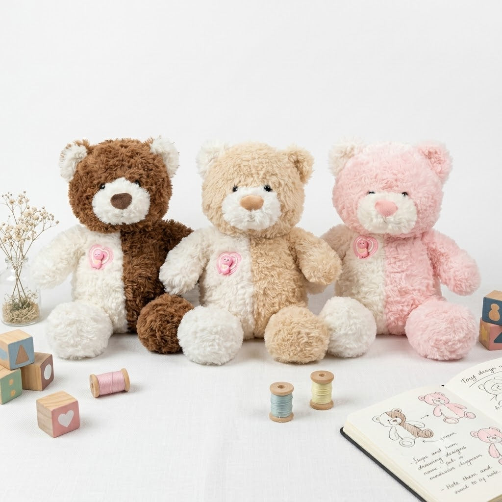 Fluffy Teddy Bear Plush Toy – Soft & Huggable
