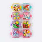 Cute Bento Box Eraser Set - Assorted Design