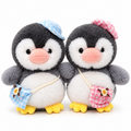 Penguin Plush with Hat & Crossbody Bag – 25cm
