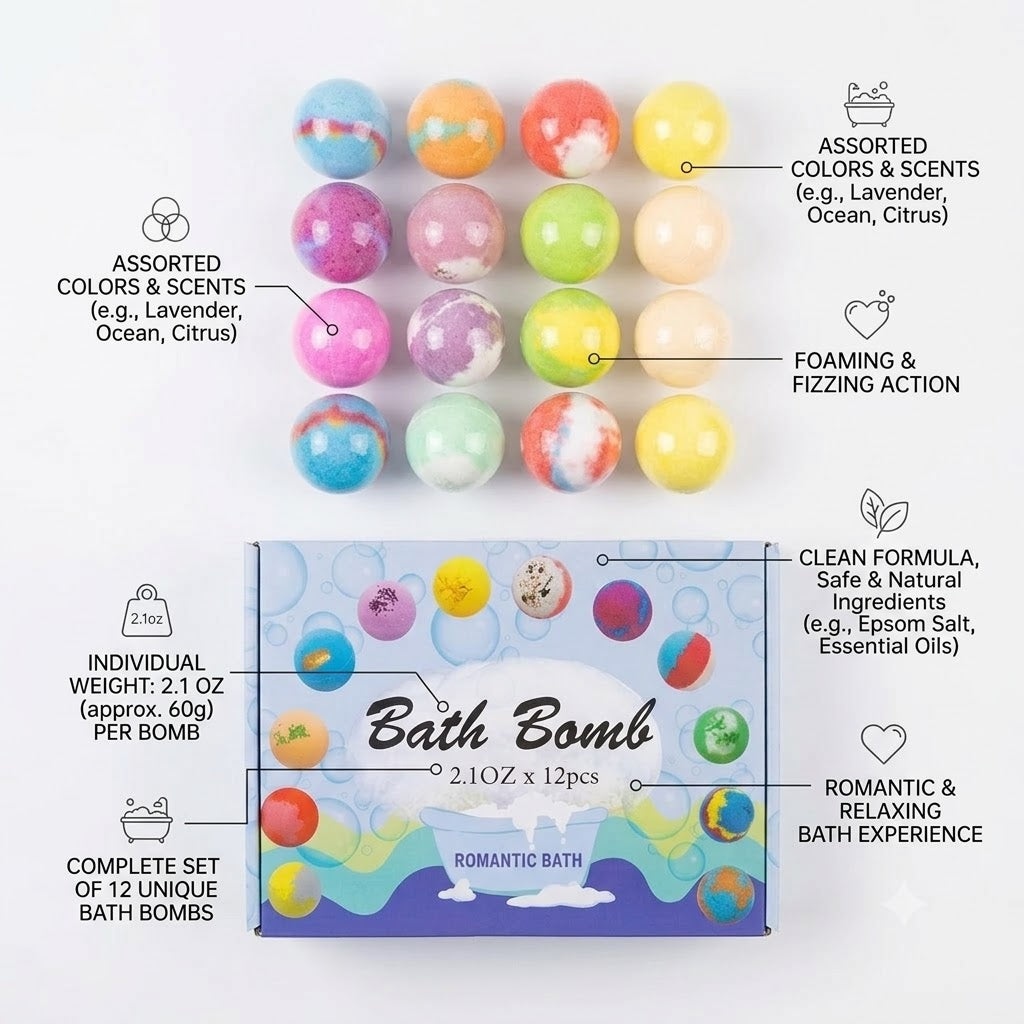 Bath Bomb Set - Assorted Design