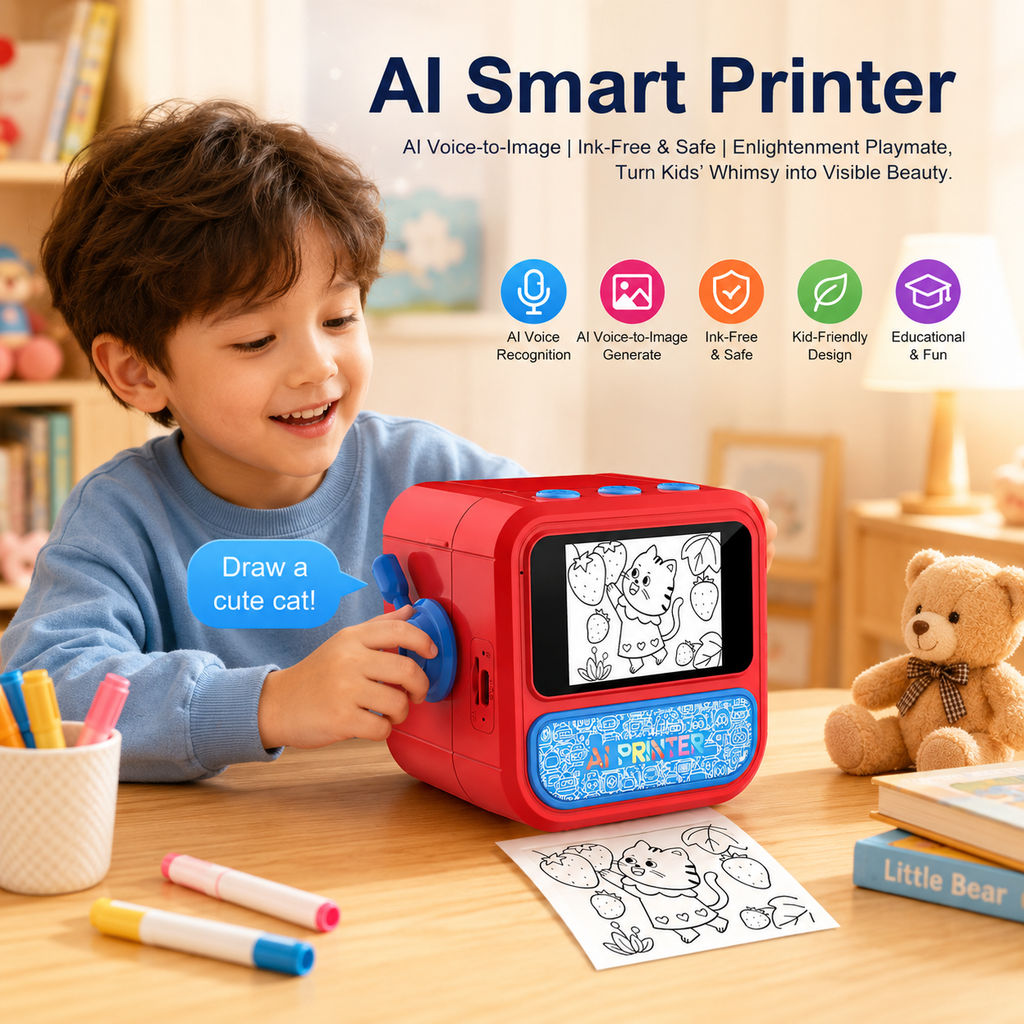AI Voice Printer – Smart, Fun & Creative Printing for Kids