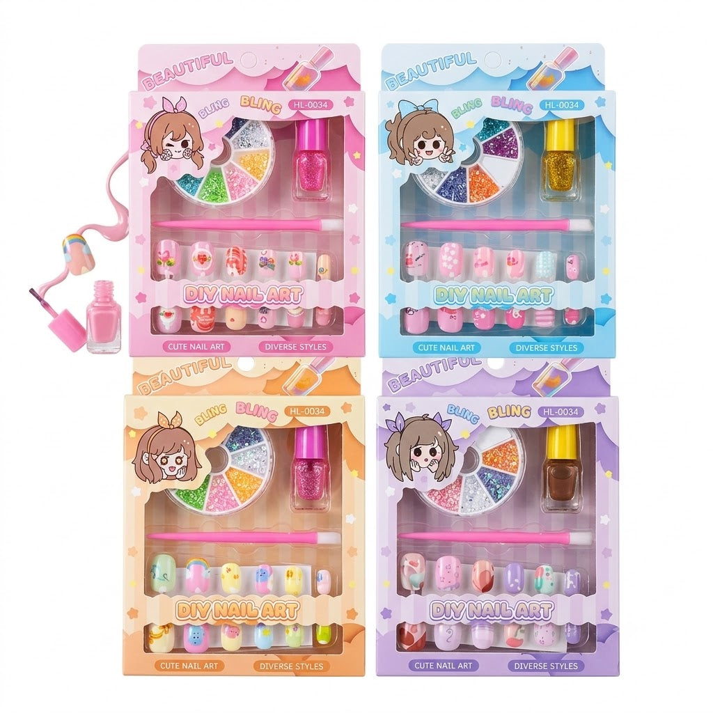 DIY Nail Art Kit for Kids – Creative Nail Design Set