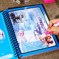 MAGIC BOOK WITH INVISIBLE INK WATER PEN - JustForKids