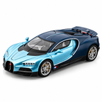 1:24 Bugatti Chiron Die-Cast Metal Toy Car – Pull Back Model with Opening Doors