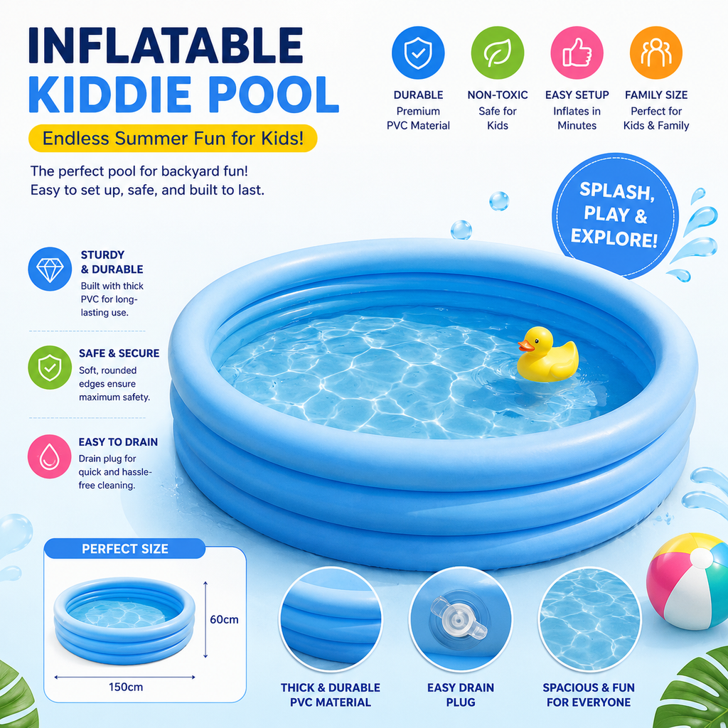 INTEX Crystal Blue Pool (45" × 10")