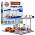 Gulf Oil Gas Station Assembly Playset with Toy Car