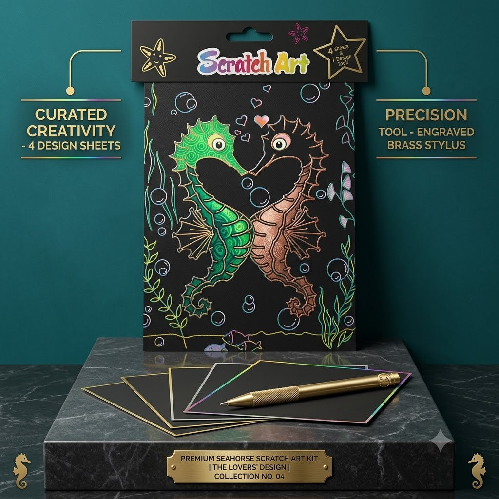 Magic Card Scratch Art Kit