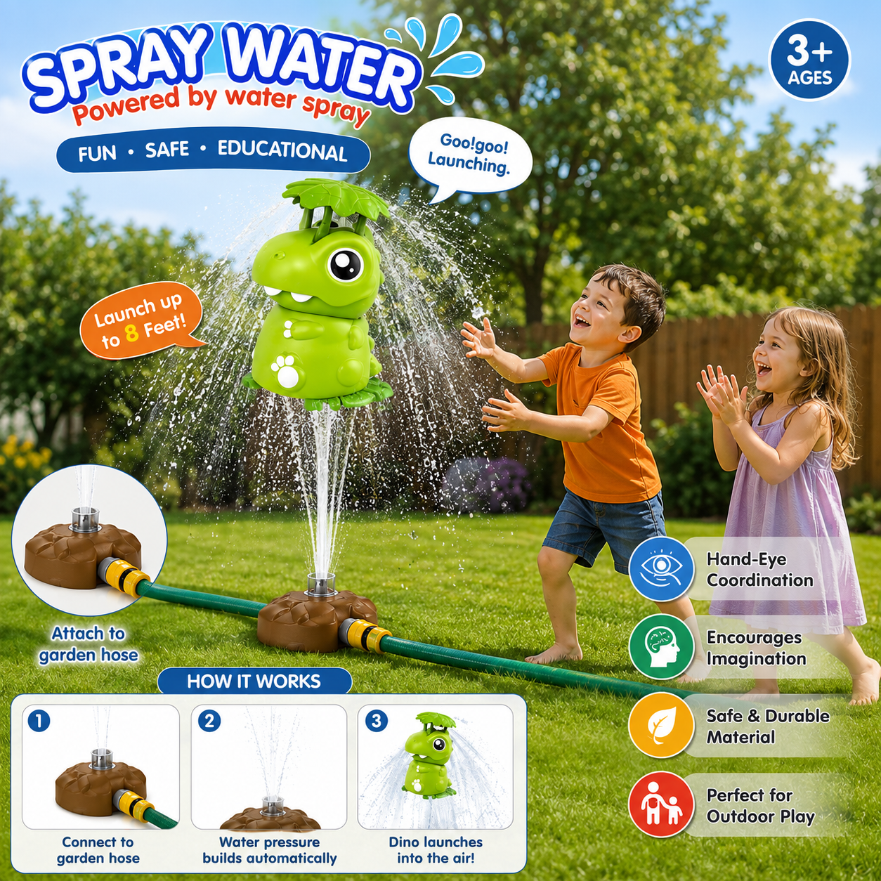 Handheld Rocket Water Spray Launcher