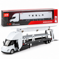 1:32 Tesla Semi Die-Cast Car Carrier Truck – Double Deck Transporter Toy