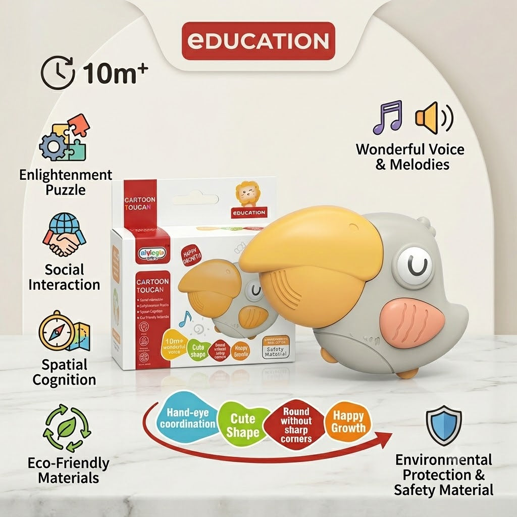 Cartoon Toucan Musical Toy