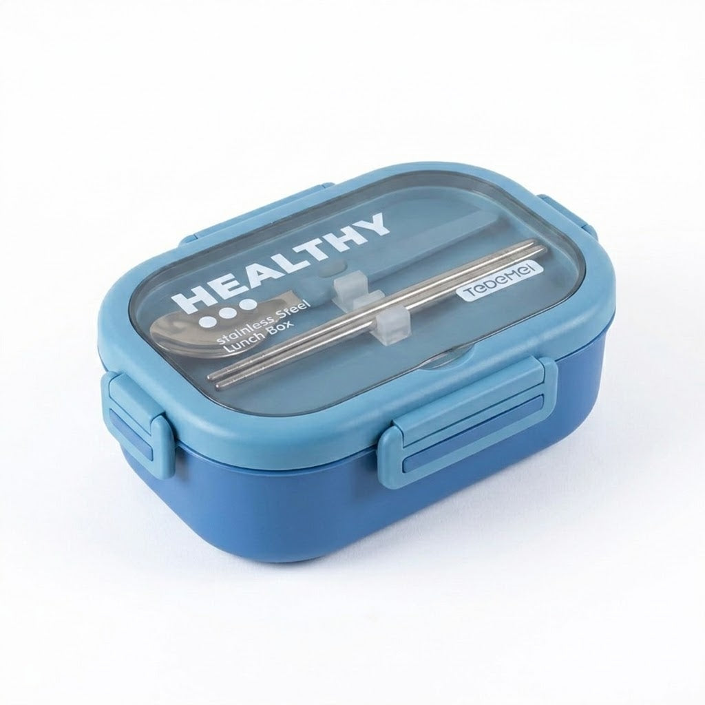 Tedemei Stainless Steel Lunch Box - Chopsticks & Spoon