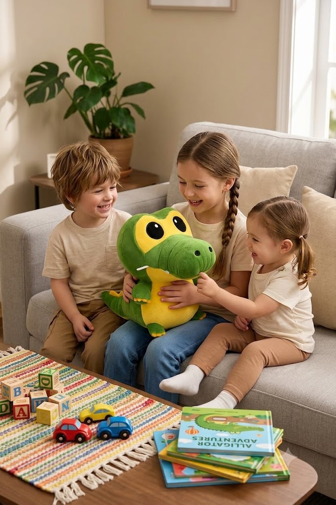 Crocodile Plush Toy - 21 Cm