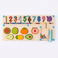 2 in 1 Animal & Fruit Number Walking Beads