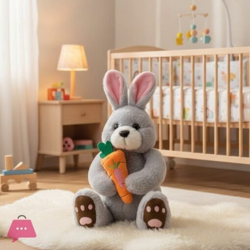 Bunny  Stuffed Toy with Carrot