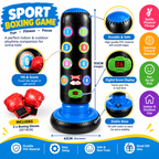 Kids Electronic Boxing Game with Digital Score Display & Boxing Gloves