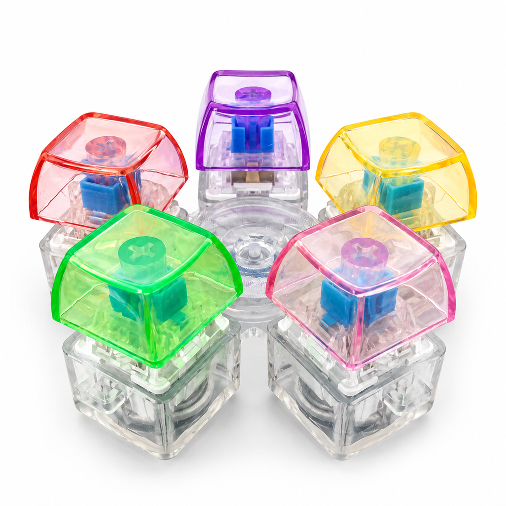 Keyboard Fidget Stress Relief Keychain
