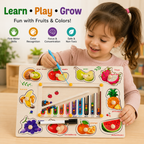 Montessori Wooden Activity Board for Kids