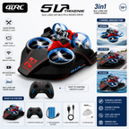 SLA Trixenie 3-in-1 RC Hovercraft Drone - Land, Air & Water Remote Control Toy - image 3