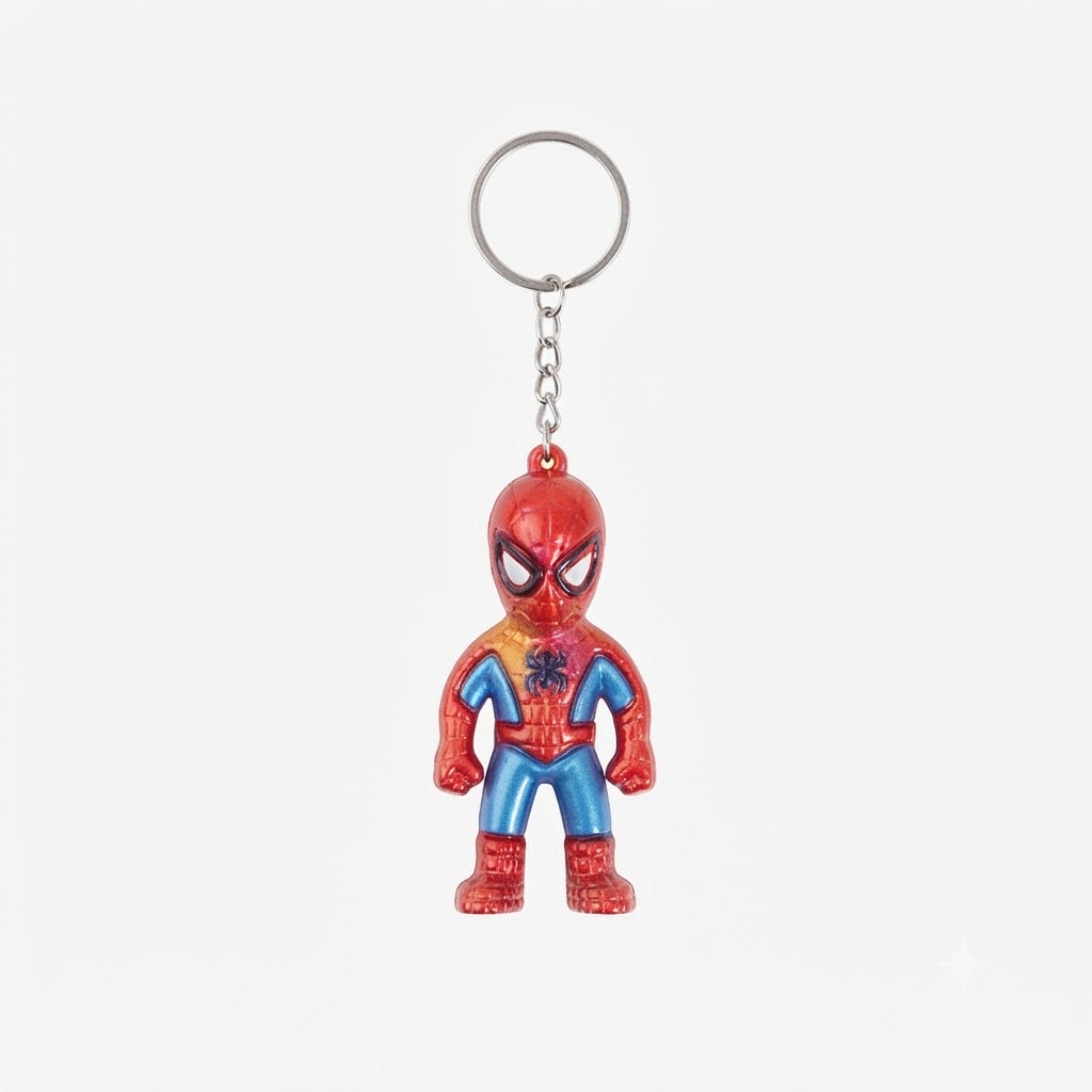 Superhero & Space Astronaut Cartoon Keychain