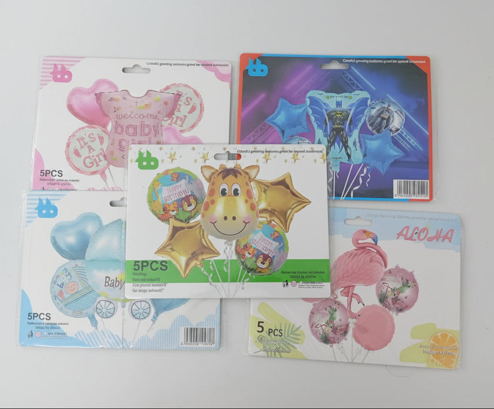 Foil Balloons Set (Assorted Design)