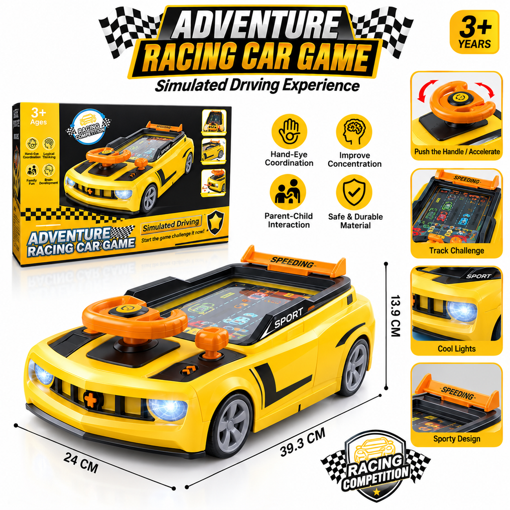 Adventure Racing Car Game – Simulated Driving