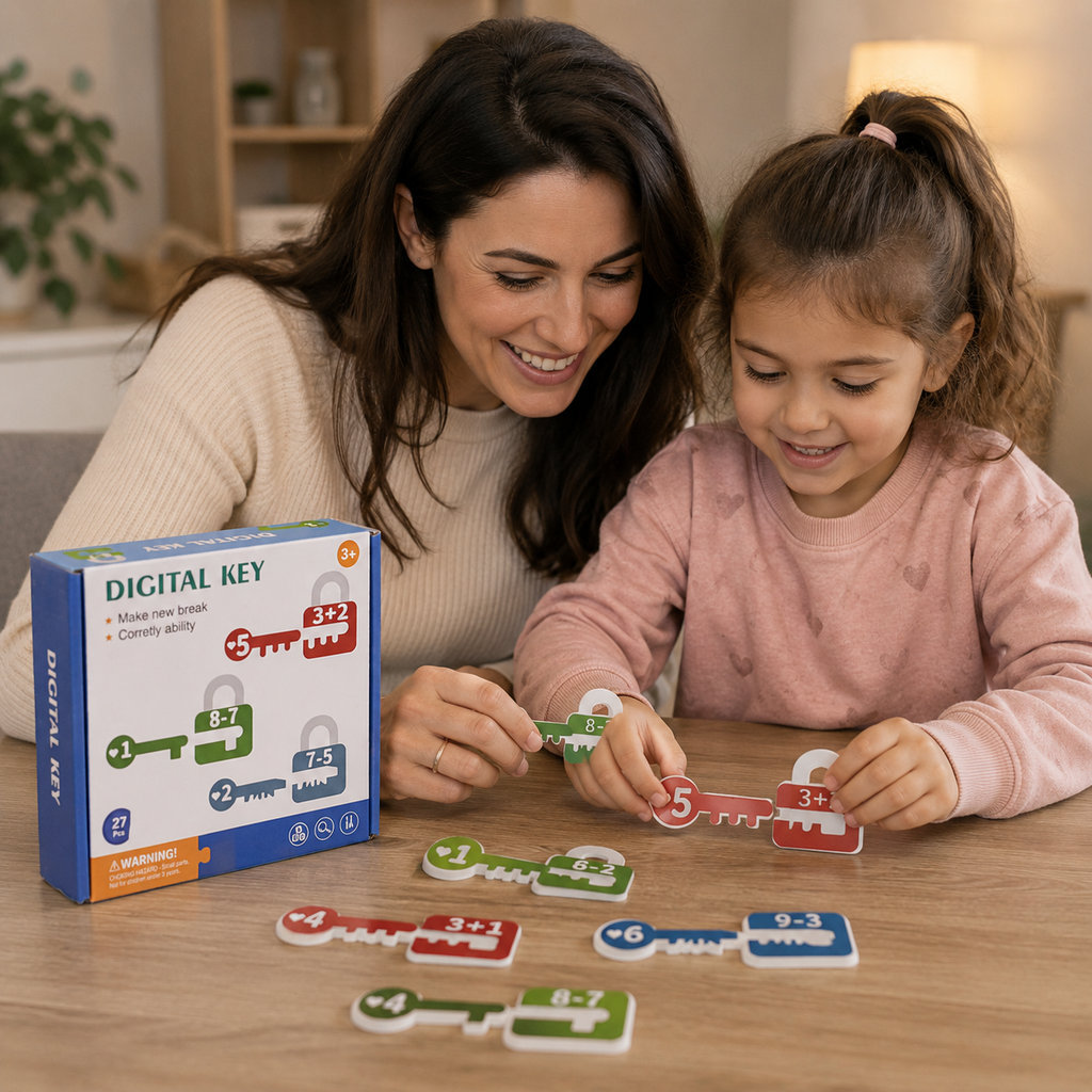 Digital Key Montessori-inspired educational toy