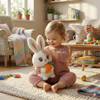 Cute Bunny Plush Toy with Carrot