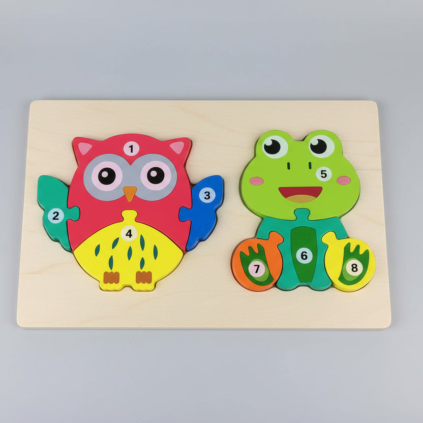 Wooden Jigsaw Puzzle Toy (Assorted Designs)