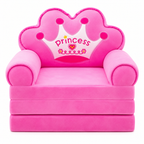 Cartoon Foldable Kids Sofa Chair – Soft 3-Layer Plush