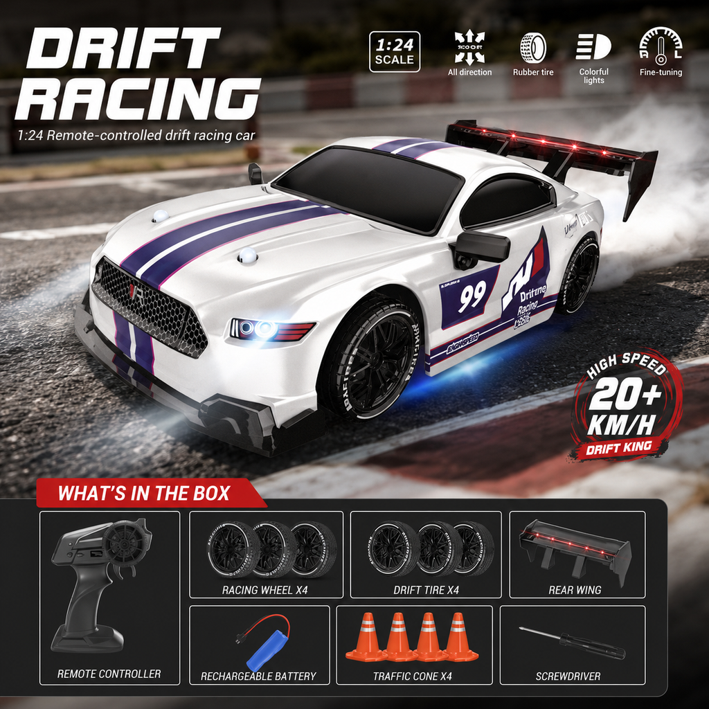 1:24 High-Speed Remote Control Drift Racing Car