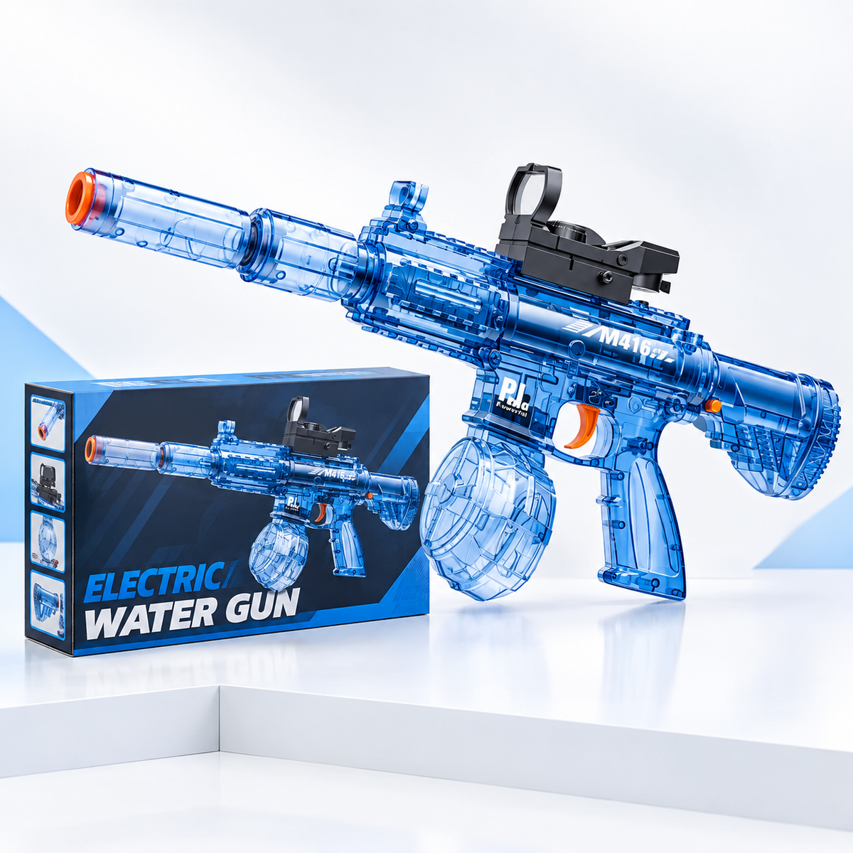 Electric M416 Water Gun for Kids – Rechargeable