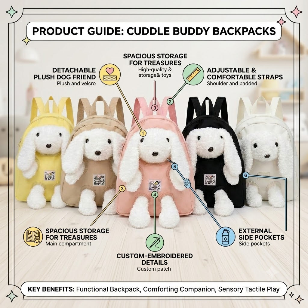 Cute Bunny Plush Backpack