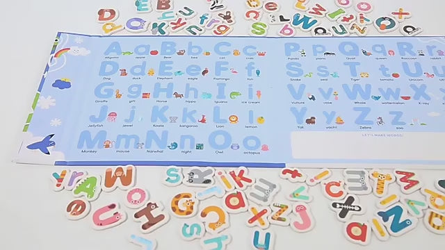 Study Letter and Spelling Magnetic Board Book - JustForKids
